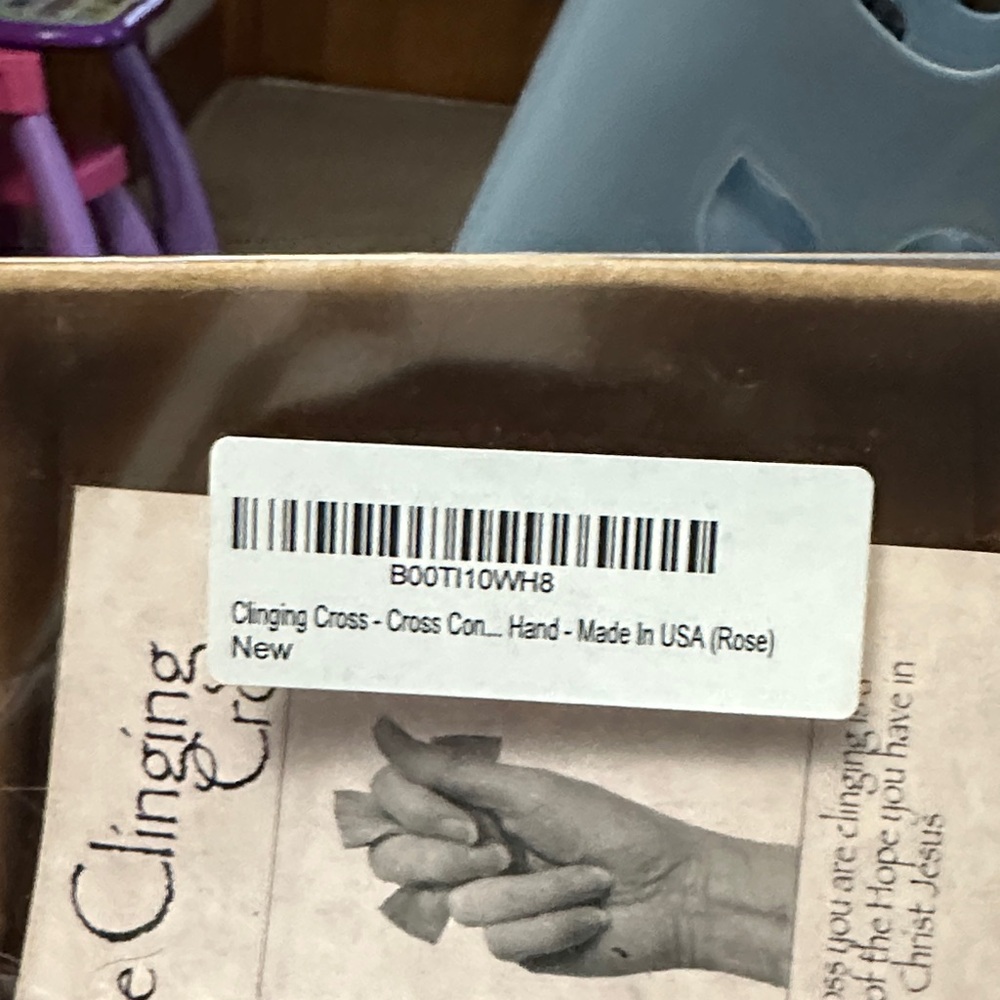 Elegant Pink Cross Home Decor - Picture 6 of 6